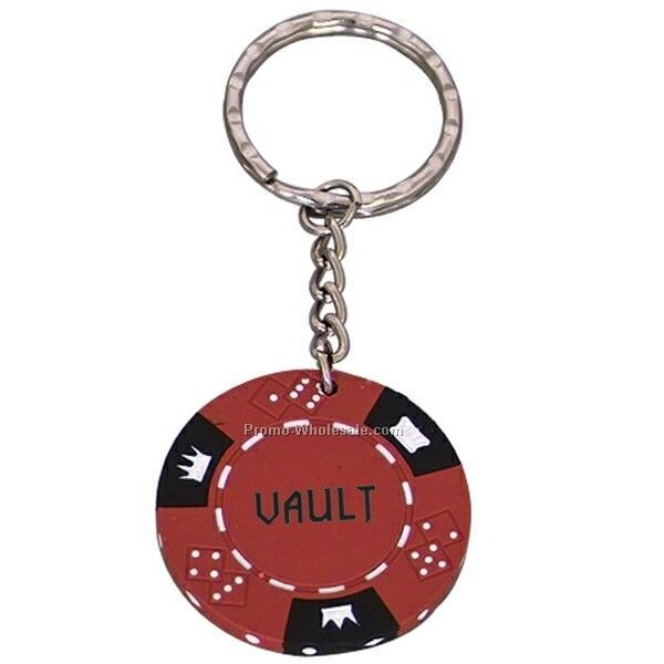 Poker Chip Key Ring (Imprinted)