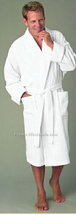 Presidential Shawl Collar Terry Velour Robe