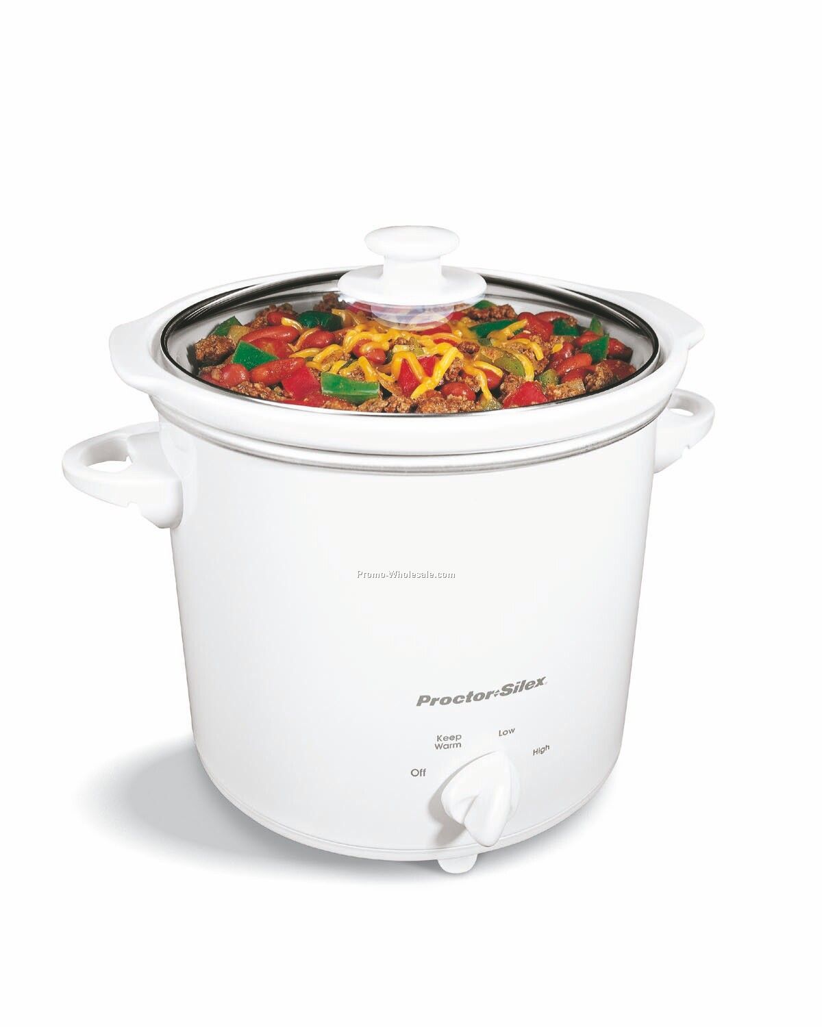 Proctor Silex Ps - 4 Qt Slow Cooker - White