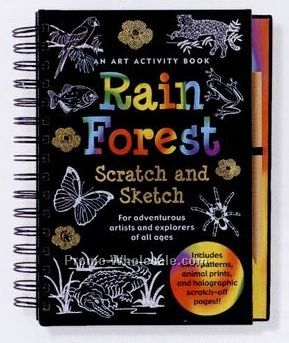 Rain Forest Scratch And Sketch Activity Book