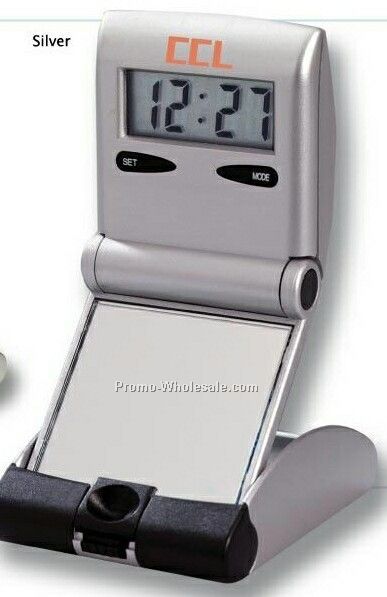 Raise Up Alarm Clock W/ Mirror