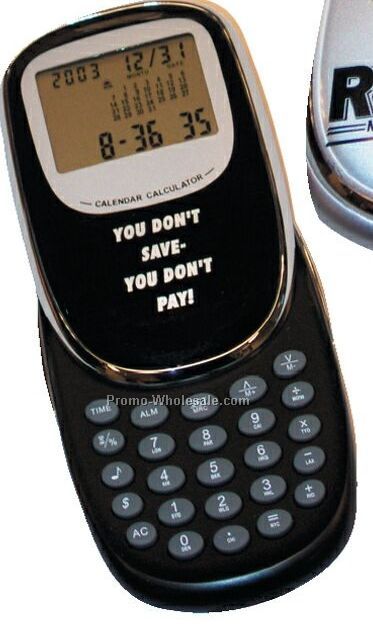 Robotic Slide World Time Calculator With Mirror Finish Case