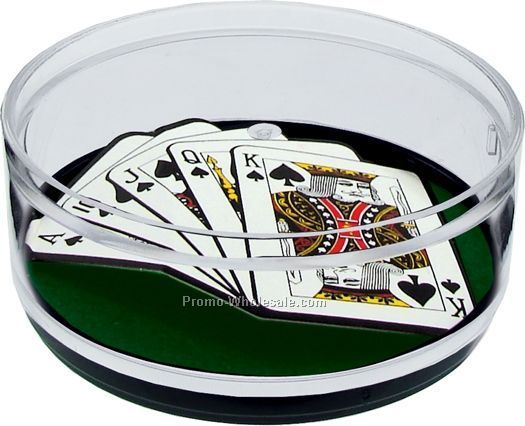 Royal Flush Compartment Coaster Caddy