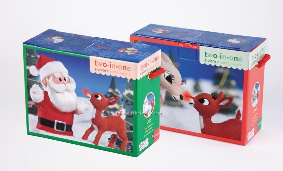 Rudolph Love/Joy 2-in-1 Puzzle