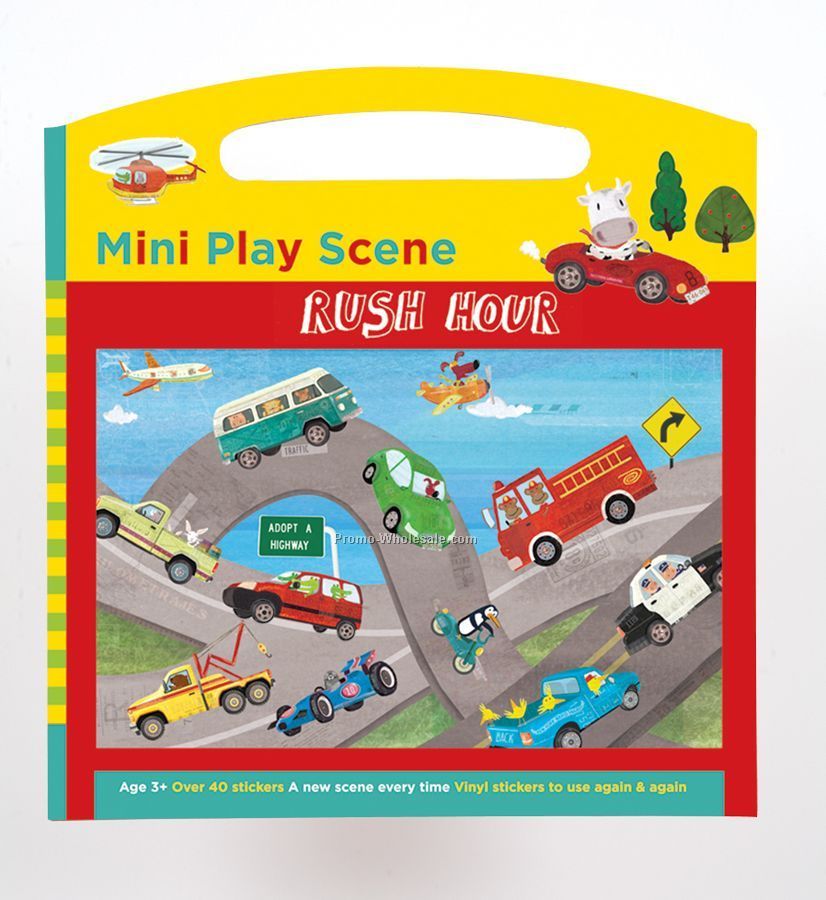 Rush Hour Mini Play Scene Sticker Set