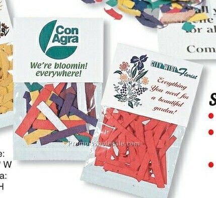 Seed Confetti Packet - Mixed Colors