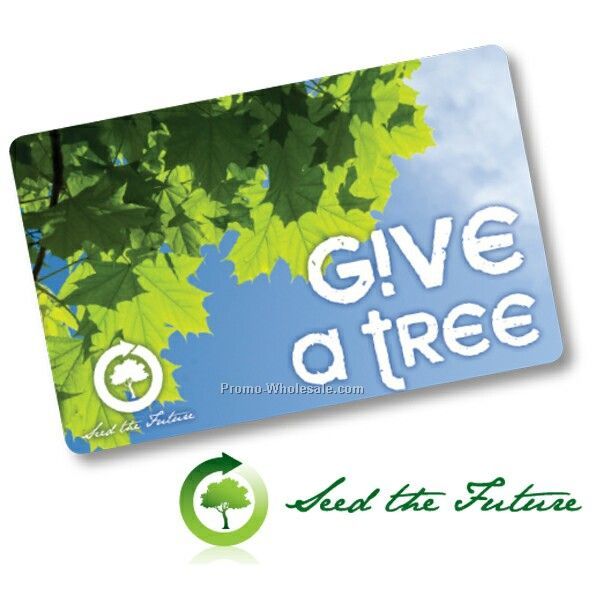 Seed-the-future Tree Card - 2 Trees