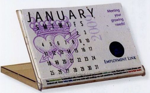 Seeded Paper Desk Calendars