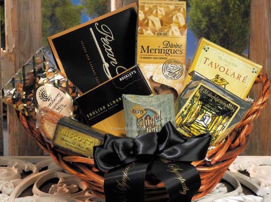 Small With Sympathy Gift Basket