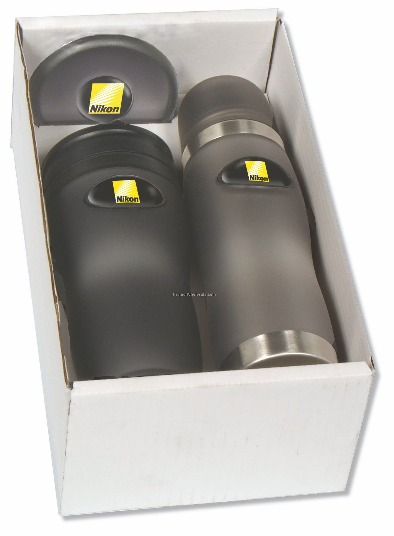 Soft Touch Tumbler Boxed Gift Set With Tumbler / Thermos / Orbit Coaster