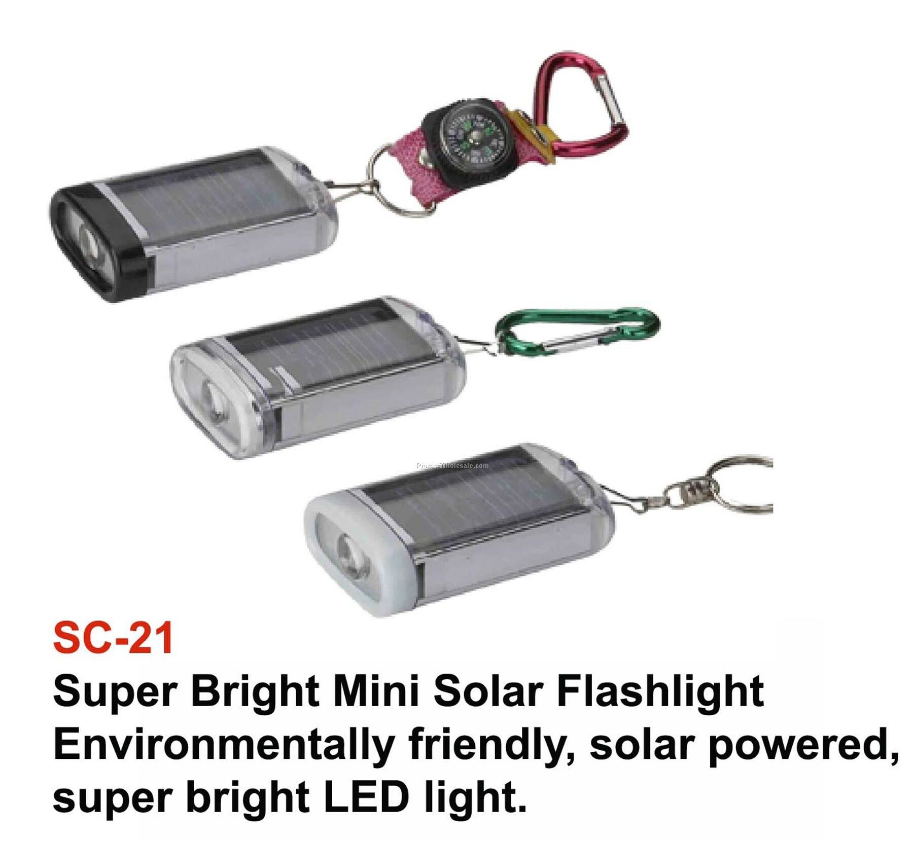 Solar Mini, Miniature, LED Light, Compact, Clip