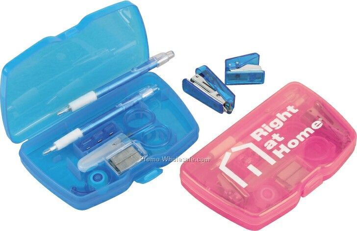 Stationery Set W/ 3 Paper Clip / Mechanical Pencil