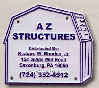 Storage Shed Nameplate (3-5/8"x4-3/16")