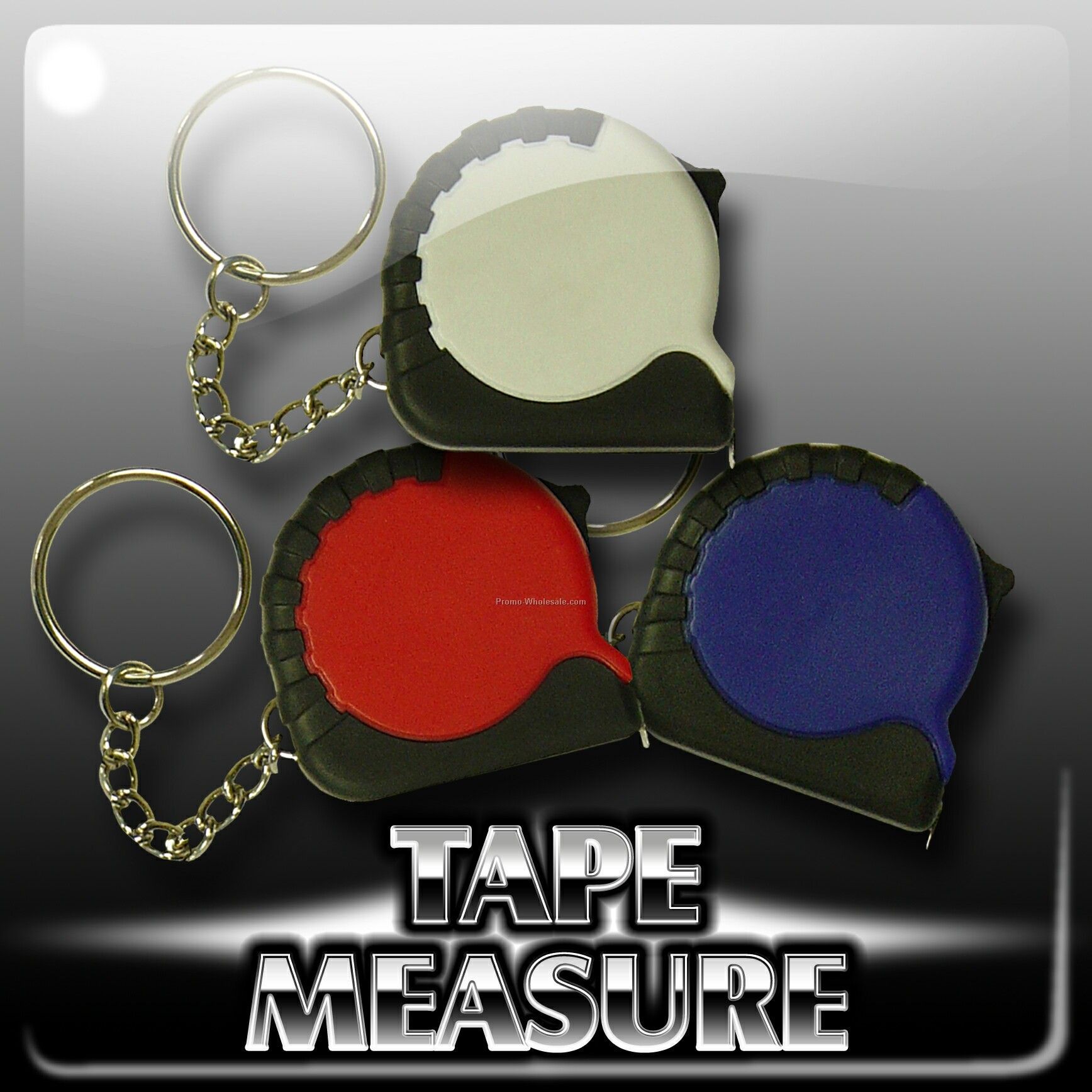 Tape Measure Keychain