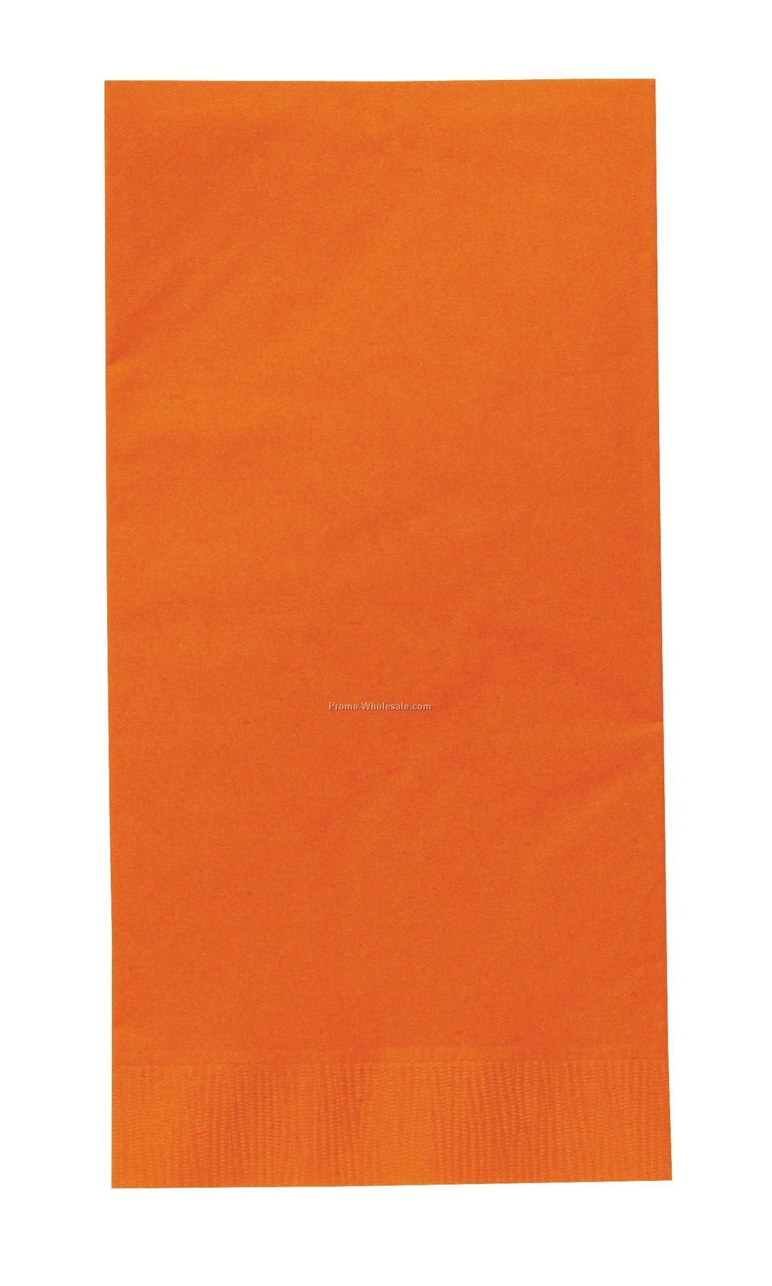 The 500 Line Colorware Sunkissed Orange Dinner Napkins W/ 1/8 Fold