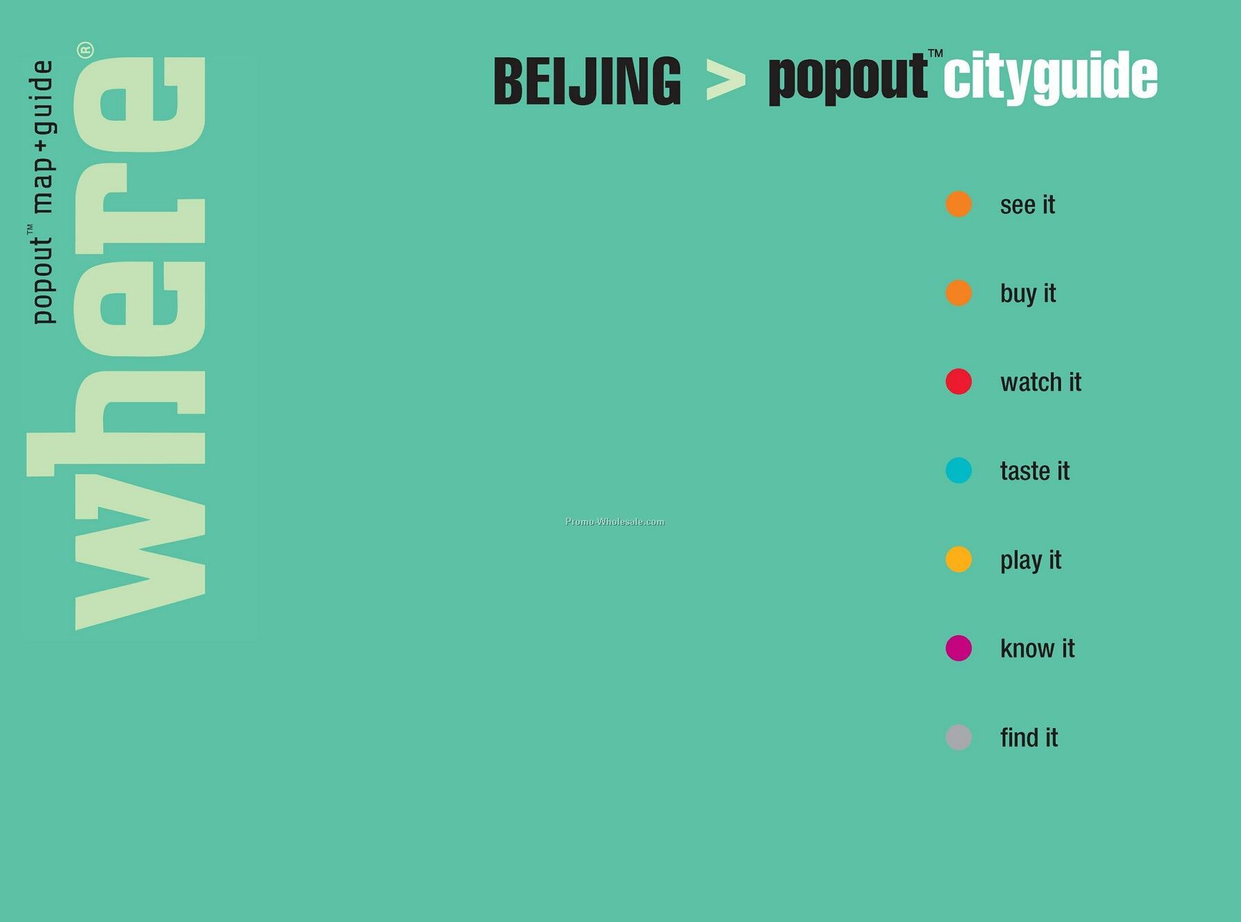 Travel Guides - International City Guide Of Beijing - Featuring Popout Maps