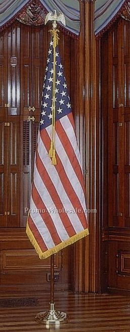 U.s. Flag Presentation Set W/ 8' Aluminum Pole