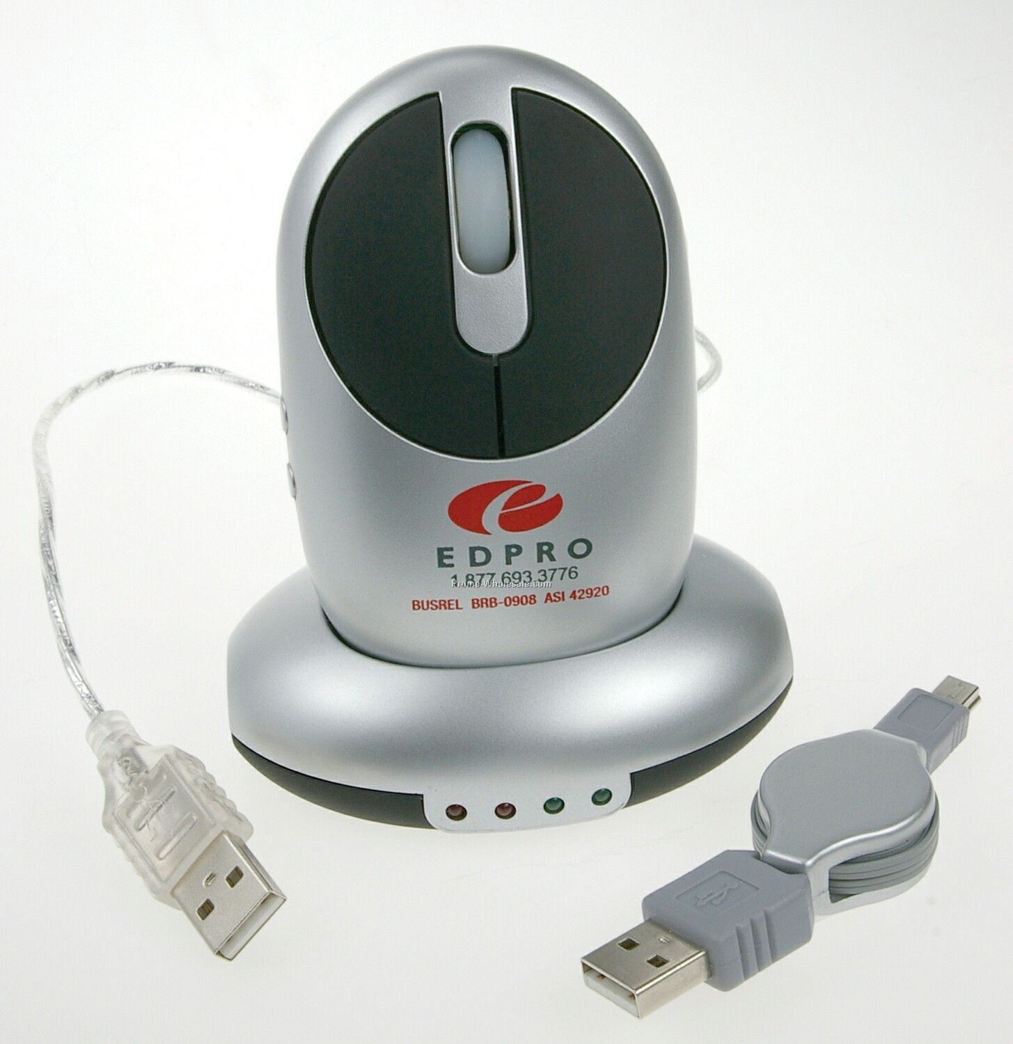 USB Rechargeable Wireless Mouse & Hub