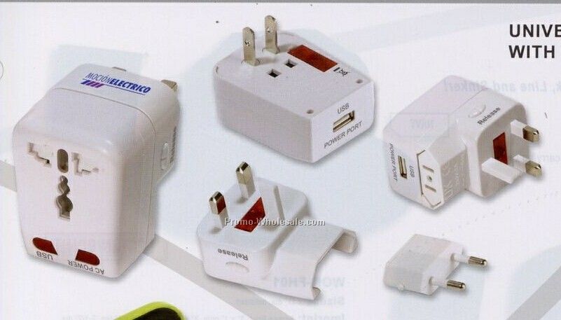 Universal Travel Adapter With USB Charge