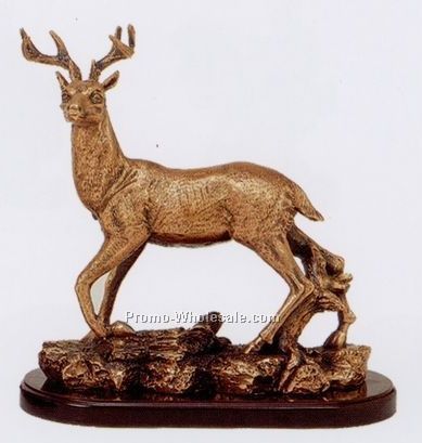 Walking Deer Figurine