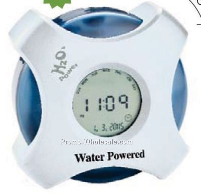 Water Power Rotating Clock
