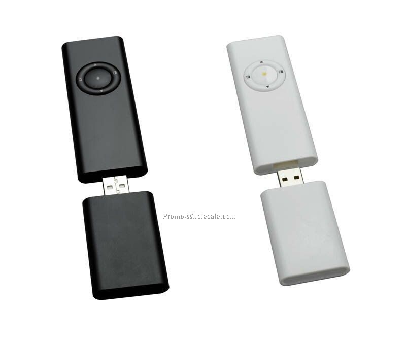 Wireless Presentation Remote Control - 3-2/5"x1.35"x0.35"