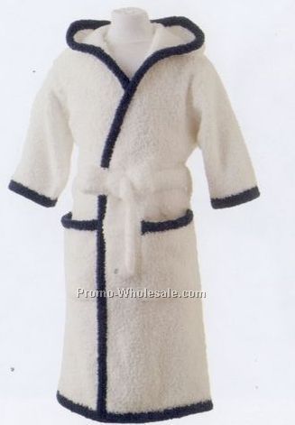 Youth Micro Chenille Hooded Robe - Xs (3/4) S (5/6) M (7/8) L (10/12)