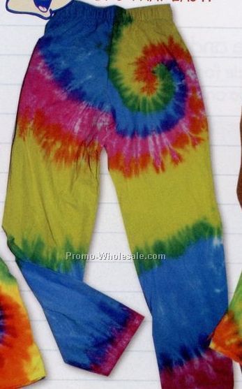 Youth Tie Dye Lounge Bottom Pants (Xs-l)