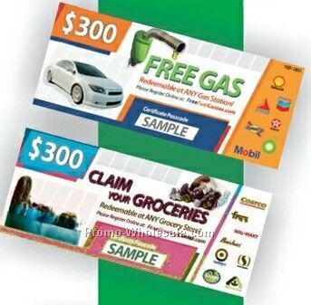 $300.00 Gas Card-incentive Program