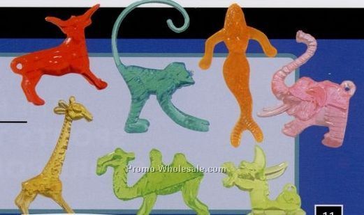 1" Animal Hanger Assortment Stirrer