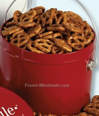 1 Gallon Tin - Mini Pretzels (Direct Print)