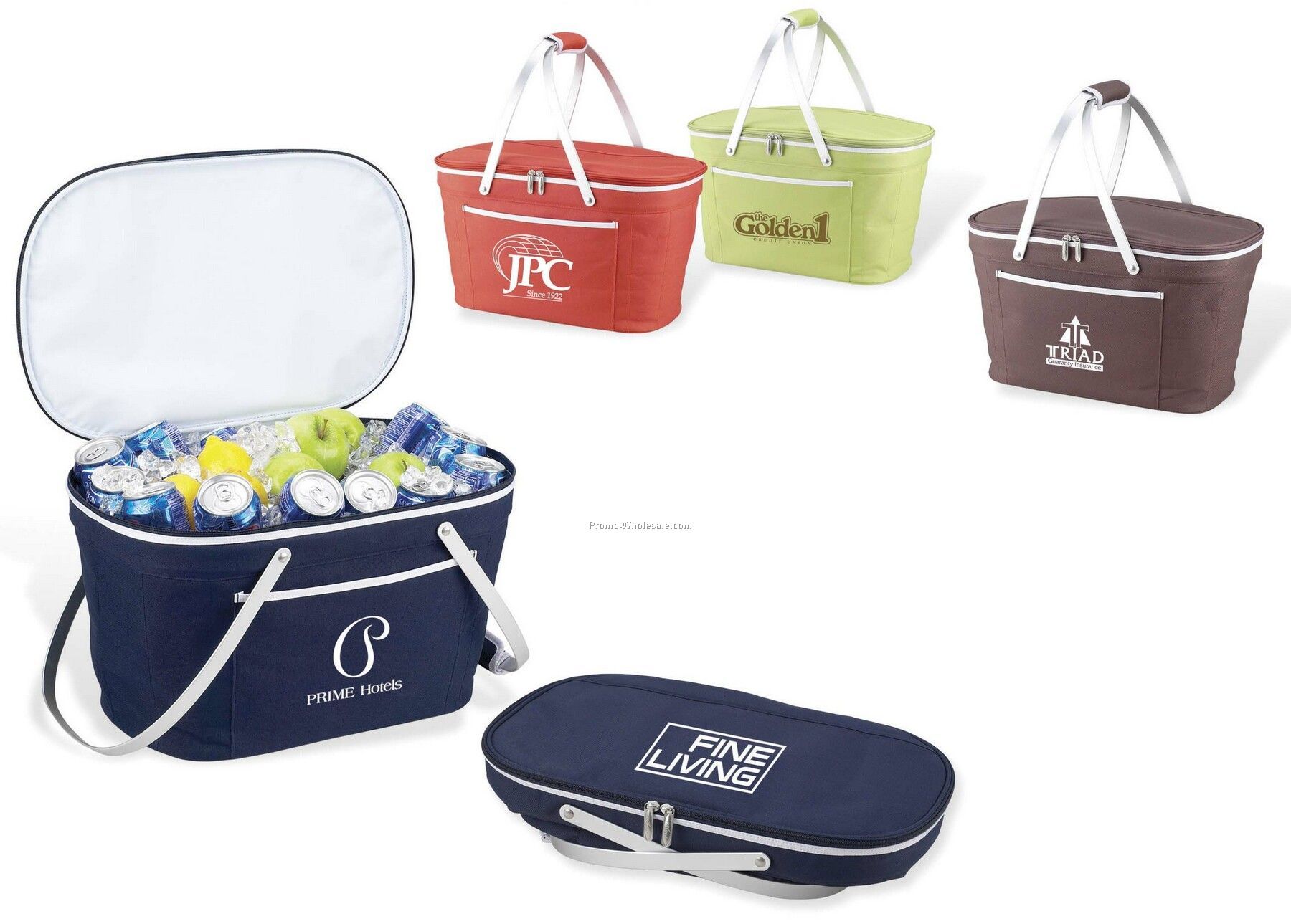 10.5"x 18.5"x 11.5" Collapsible Insulated Basket