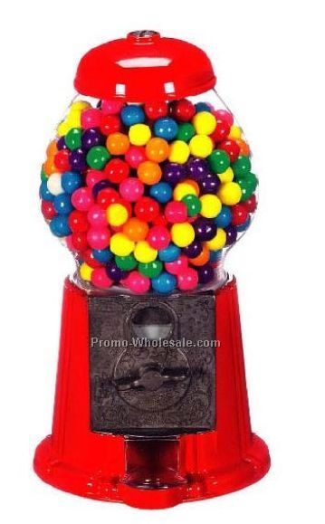 11" Metal & Glass Gumball Machine/Bank