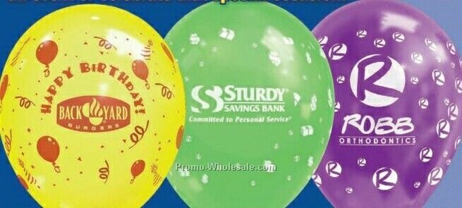 11" Wrap-around Imprint Balloon (Standard)