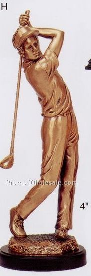 12" Male Golfer Figurine