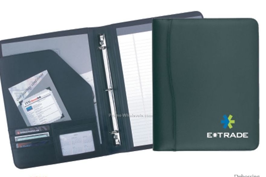 12-1/2"x11"x1" Letter Size Padfolio