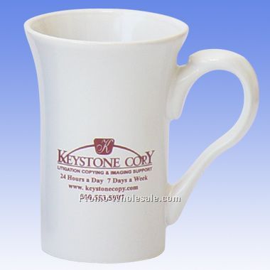 15oz Vienna Ceramic Mug *matte White* (Screened)