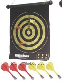 17"x19"x1-1/2" 15" Two Sided Magnetic Dartboard