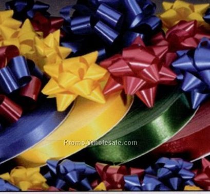 2-1/2" Glitter Flora Satin Perfect Bows