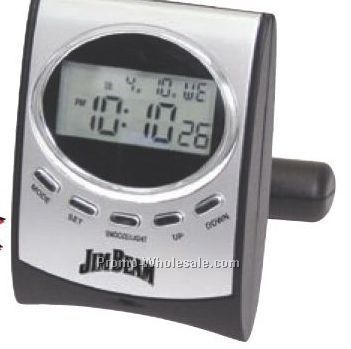 2-3/4"x4"x1-1/4" Radio Controlled Portable Alarm Clock
