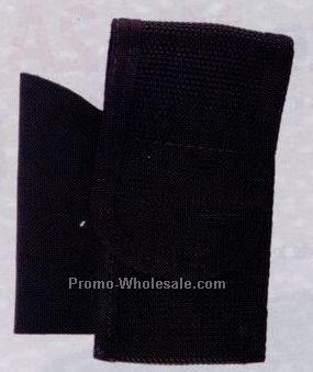 2-5/8"x5-1/4" Nylon Sheath With Leather Flashlight Loop