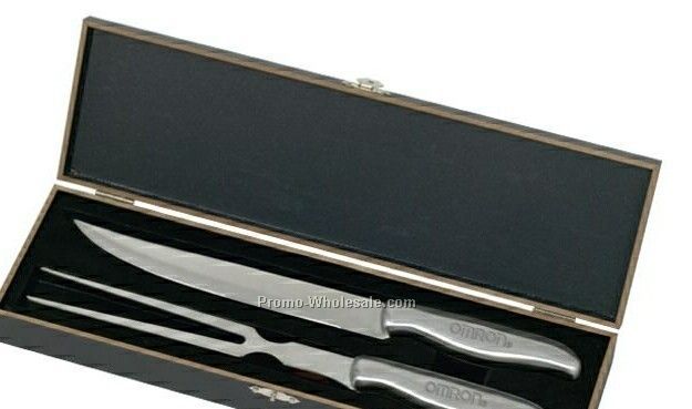 2 Piece Stainless Steel Carving Set