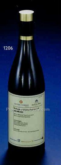 3" Dia X11-1/4" Wine Bottle Embedment / Award