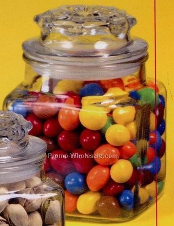 3-1/2"x4" Large Apothecary Jar W/ Jordan Almonds