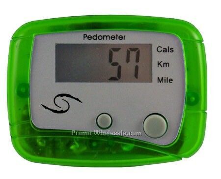 3/4"x1/4" Plastic Pedometers