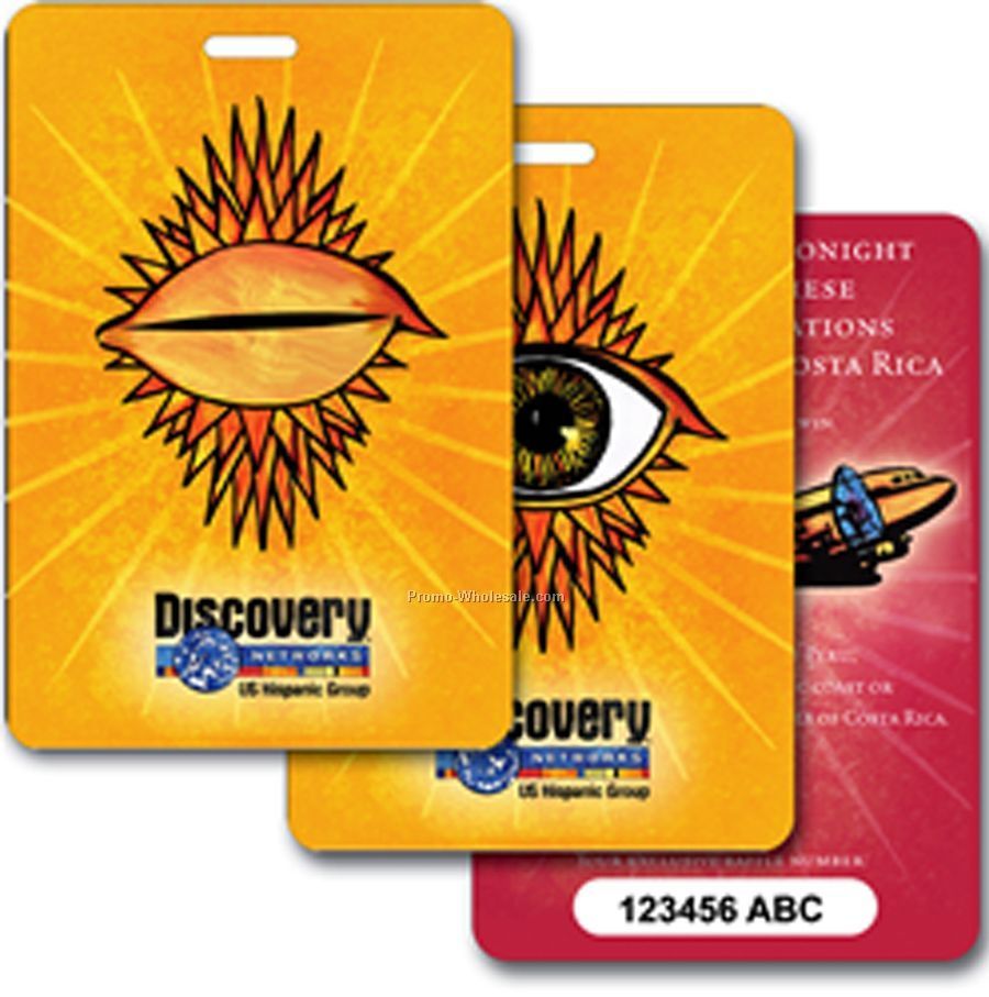 3"x5" Custom 3d Lenticular Admission Pass