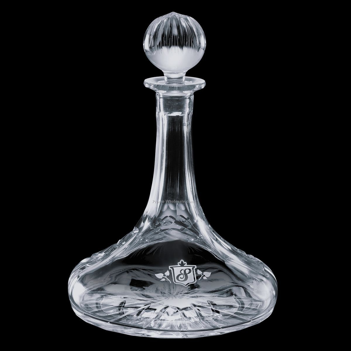 32 Oz. Cavanaugh Crystal Ship's Decanter