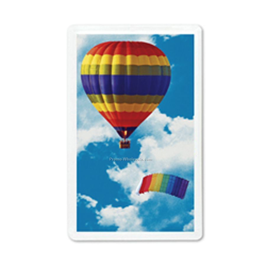 3d Lenticular Acrylic Magnet Picture Frames - Stock / Hot Air Balloon