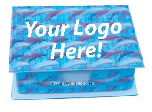 3d Lenticular Desk Memo Box - Custom
