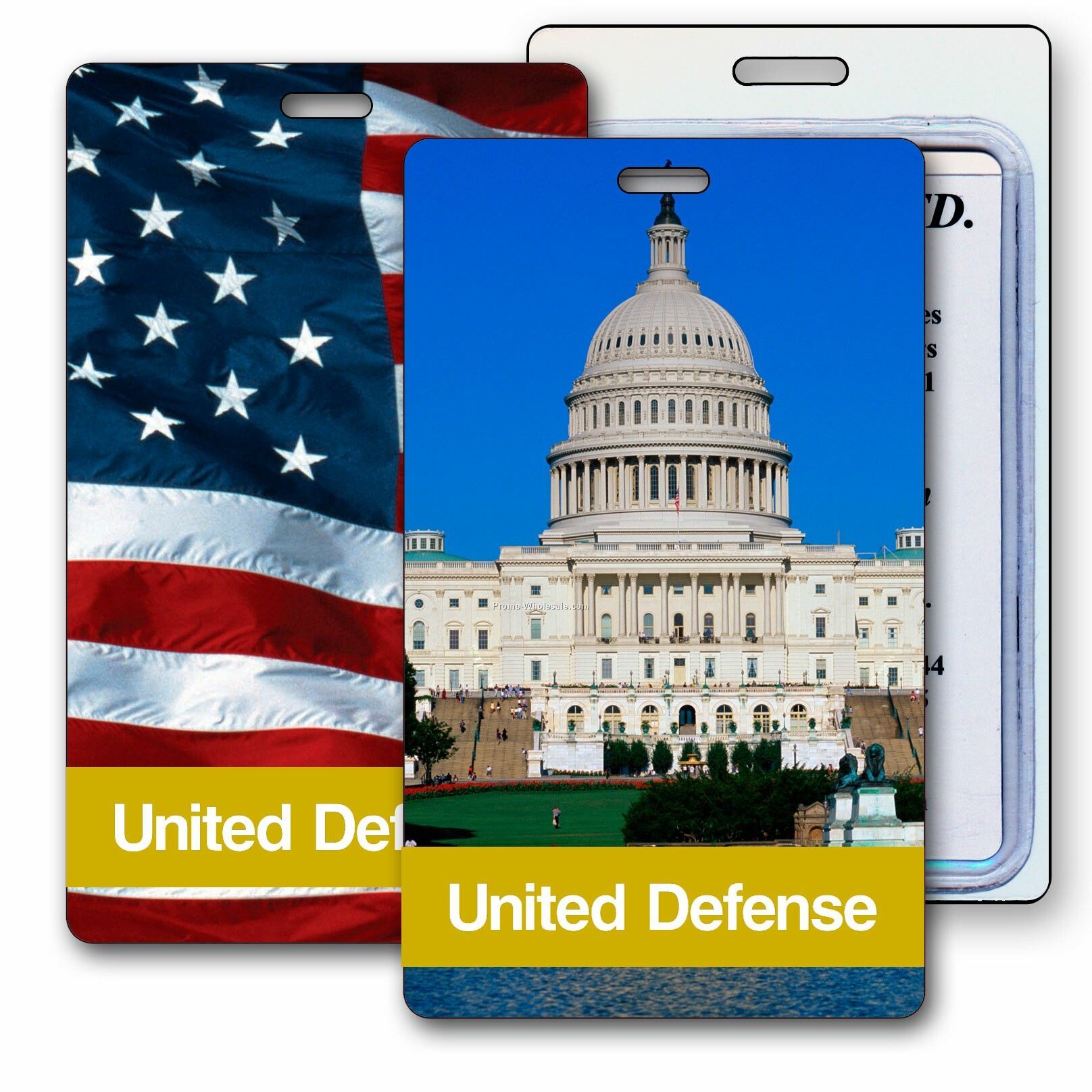 3d Lenticular Luggage Tag - Full Custom Designed